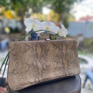 Genuine Snakeskin Clutch